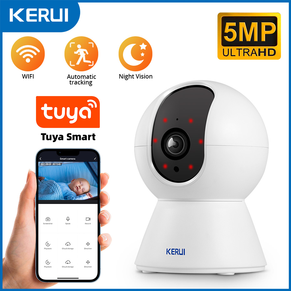 Eufy Camera E220 - KERUI 3MP Tuya akıllı Mini WiFi
