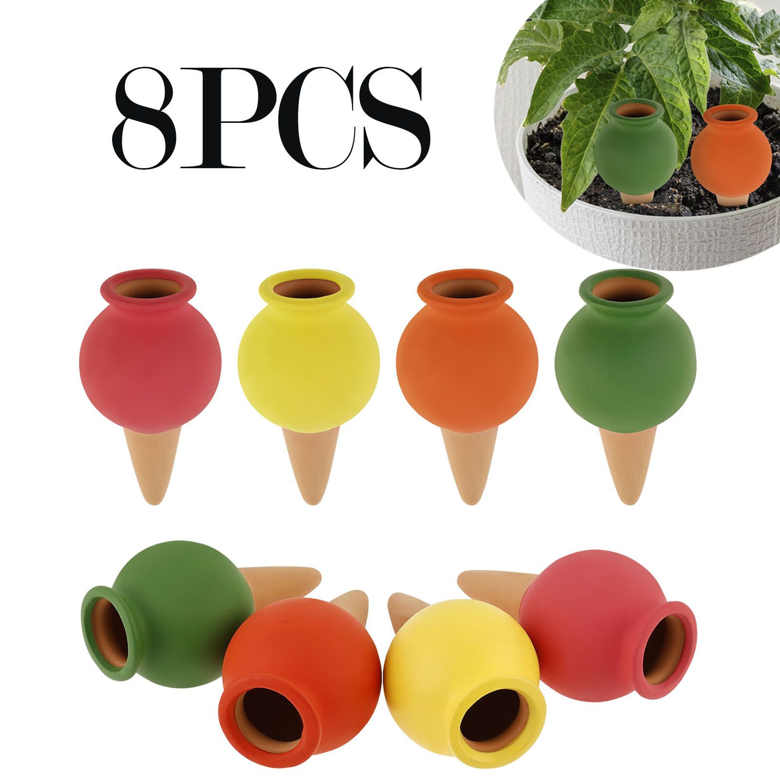 8 adet Pişmiş Toprak Kendinden - Self Watering Insert incelemesi ve fiyatı
